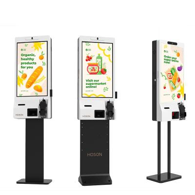 China SDK Restaurant Floor Standing Kiosk Android Windows ODM Touch Screen Self Service Payment Terminal Kiosk for sale