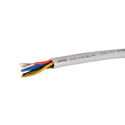 China Connecting And Control Wires PVC Insulated Flexible PVC Jacket Cable 0.08 0.12 0.2 0.3 0.4mm2 300/300V for sale