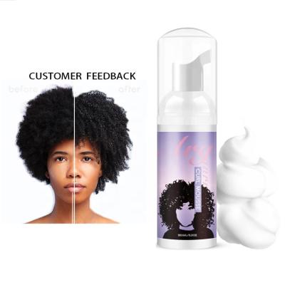 China Organic Organic Drop Shipping Foaming Natural Hair Mousse Strong Hold For Soft Defined And Manageable Hair Curls for sale