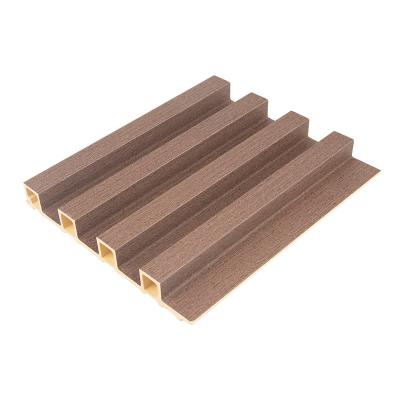 China Water Proof Quick And Easy Installation Wooden Wall Panel Wall Decoration Plastic Composite Wpc Wall Panel for sale