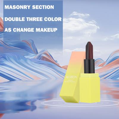 China Waterproof ALOBON Lustrous Lipstick Long Lasting Waterproof Lip Makeup Smooth Soft Lip Color Non-Stick High-Pigmented Lip Stick for sale