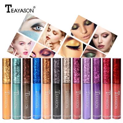 China Sombra Cruetly Liquid Eyeliner Free Sample Waterproof Liquid Lip Gloss 12 Colors Long Lasting Waterproof Liquid Eyeliner Glitter for sale