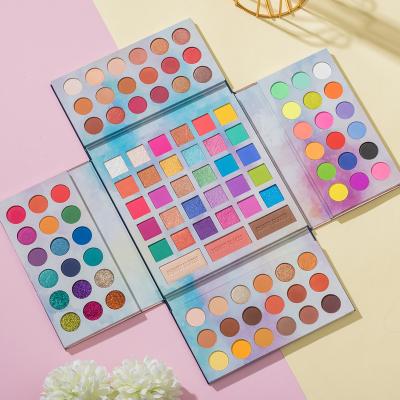 China New Fashion 105 Colors High Alobon Dye Eyeshadow Waterproof Eyeshadow Palette Dust Makeup Waterproof Eyeshadow for sale