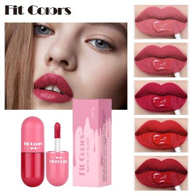 China Hot Selling ALOBON Brilho Waterproof Labial Lip Gloss Wholesale Matte Lip Gloss Vegan Lip Gloss Many Colors For Women for sale