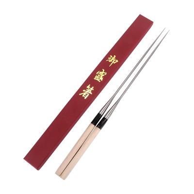 China Viable Osei Chopsticks Japanese Style Sashimi Chopsticks Stainless Steel Sharp Chopsticks for sale