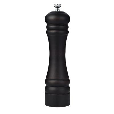 China Stored solid wood manual operation teppanyaki pepper mill Sichuan pepper and salt mill for sale