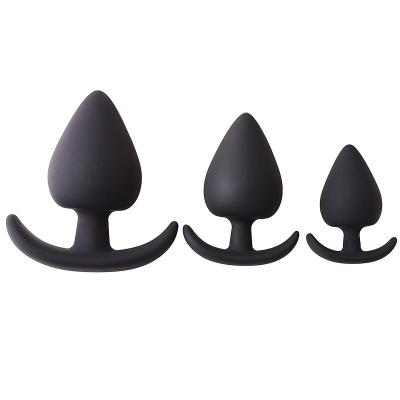 China Wholesale Real Touch Feeling Factory Prostate Massage Silicone Butt Plug For Men Women Masturbation Toys Anal Plug Set for sale