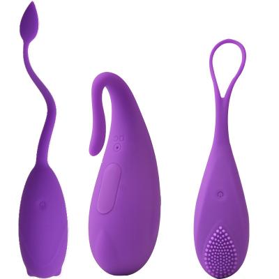 China Wholesale Rechargeable Silicone Vibrator Wireless Remote Control Vaginal Tightening Device 10 Frequency Vibration Kegel Balls Exercise For Women for sale