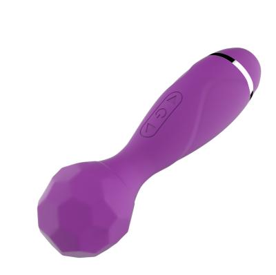 China Silicone+ABS Amazon Sex AV Rod Adult Vibrator For Women USB Rechargeable Mini Vibrate Wand Massager for sale