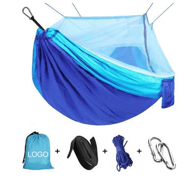 China Portable Outdoor Waterproof Camping Hammock Strap Durable Modern Wear-resisting Hanging Nylon Tent with Mosquito Net for sale