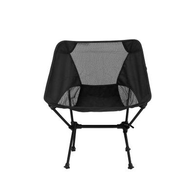 China Cheap And Good Outdoor Portable Aluminum Frame Moon Folding Chair Eco - Friendly Lightweight Camping Chair for sale