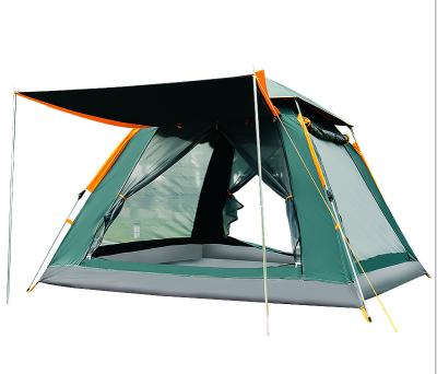 China UV-Resistant Automatic Camping Tent 3-4 Person Outdoor Waterproof Travel Customized Item Fabric Expanding Color Quickly Automatic for sale