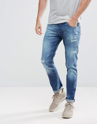 China Autumn Oem Fashion Designs New Style Men's Breathable 2021 Designer Skinny Jeans for sale