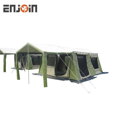 China Camouflage/Field Game ENCOURAGE 6-10 Person High Quality Family Hiking Outdoor Waterproof Camping Canvas Tent for sale