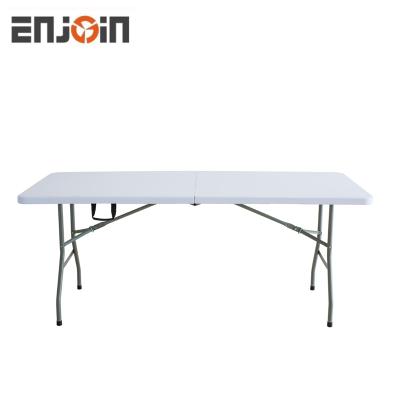 China Camping folding furniture ENCOURAGE hot sale outdoor plastic 6FT portable folding camping table for sale