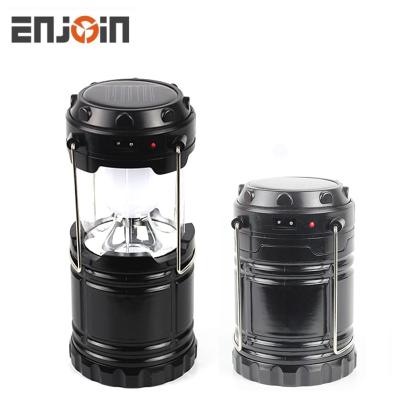 China Solar ENHANCE factory supply plastic solar power LED camping lantern cheap outdoor multifunctional rechargeable light for sale