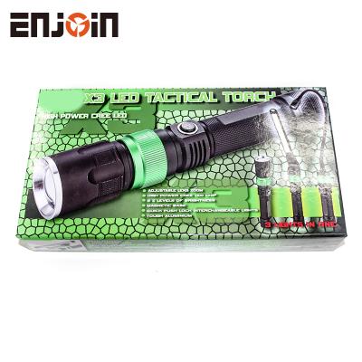 China Study ADVOCATE X3 LED Tactical Torch With 3 Quick Push Interchangeable Light Attachments for sale