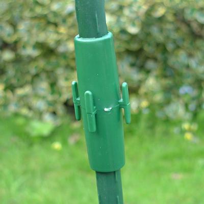 China Plastic Plants Ingenious Design Connecting Garden Support Stakes Connector 11mm Diameter (Pack of 10) for sale