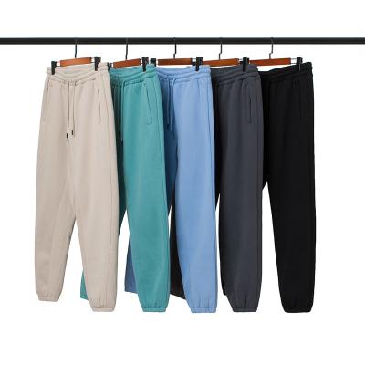 China Custom Jogger Mens Anti-Wrinkle Workout Gym Running Men's Long Pants Organic Cotton Sweatpants Gym Pants for sale