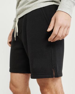 China Hot Selling Anti-Wrinkle Mens Gym Shorts Workout Shorts Elastic Waist Knitted Gymwear French Terry Shorts for sale