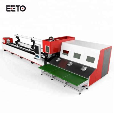 China Laser CUTTING EETO-FPC6020 1000W Round Pipe Tube Fiber Laser Cutting Machine Tube Square Tube Cutting for sale