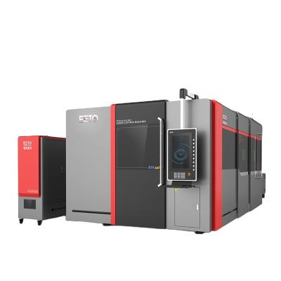 China High Precision Laser CUT and Full Cover Interchange Table Fiber Laser Form Machine for Steel/Stainless Steel/Aluminum for sale