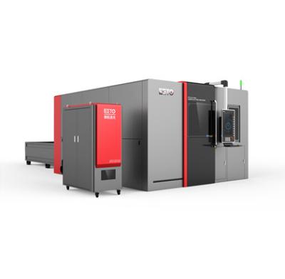 China VISION SYSTEM 1000W 2000W 3000W Aluminum Steel Carbon Plate Metal Sheet Tube Pipe Fiber Laser Cutting Machine With Full Cover Protection for sale