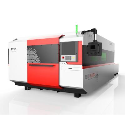 China Laser CUTTING EETO-FLX3015 6000W IPG CNC Metal Sheet Cutting Machine with auto-focus Precitec laser cutting head for sale