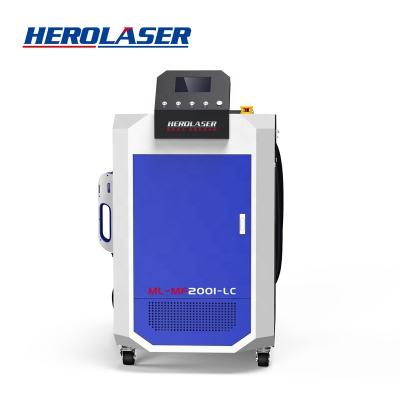 China Stainless Steel Laser Cleaning Machine 100W/200W IPG Laser Cleaning Machine Herolaser for sale