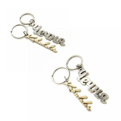 China 2019 OEM Gold Zinc Alloy London Letter Metal Die Casting Metal Key Chain for sale