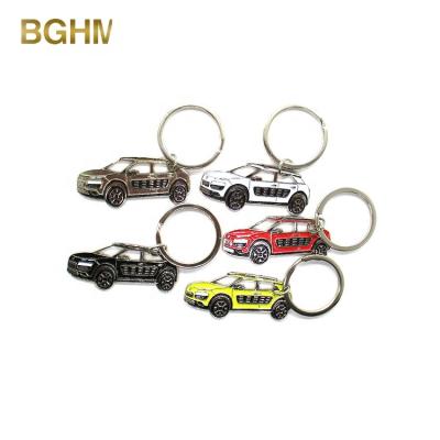 China Decorate Custom Car Keychain Logo Enamel Keychain 2019 Clothing Factory Supply for sale