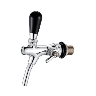 China Brass Draft Beer Dispensing Faucet With Compensator for sale