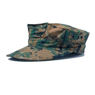 China European and American Military Hat Wholesale Battlefield Tactical Octagonal Sniper Hat Combat Camouflage Digital Jungle Style Military Hat for sale