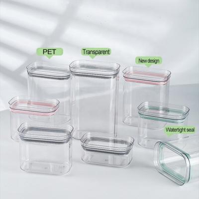 China Viable Airtight Storage Jar Canister Food Storage Jar Plastic Box for sale