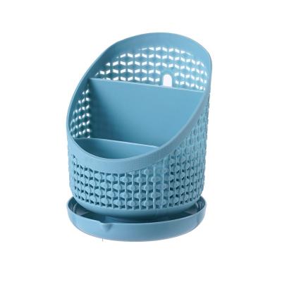 China Plastic Rattan-like Student or Office Cute Pen Holder Storage Box Creative Fashion Multifunction Pen Holder for sale