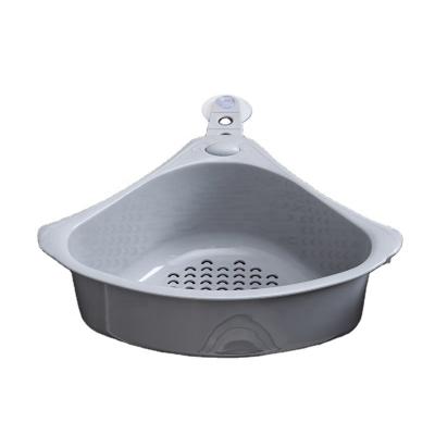 China Kitchen / Storage Purpose Wash Bowl Sponge Multi Drain Rack High Quality Plastic Kitchen Sink Storage Rack for sale