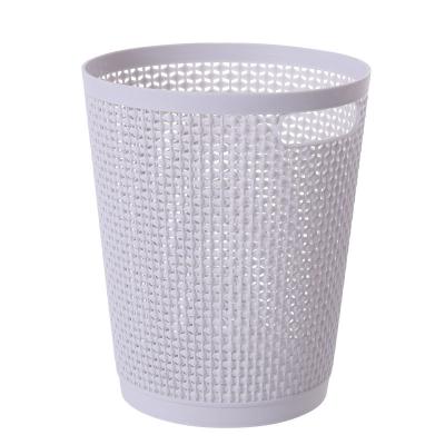 China Viable Basket Paper Trash Around Mesh Waste Bins Trash Can Plastic Waste Bin for sale