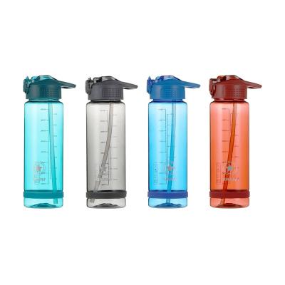 China Cheap Sustainable School Kids Portable Straw Bottle Water Bottle Drinking Bottles For Kids With Handle for sale