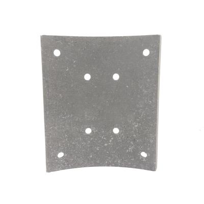 China The high quality non-asbestos heavy truck brake pads for Sinotruk HOWO, the no. brake lining oem is AZ9231342018 truck brake shoes liner for sale