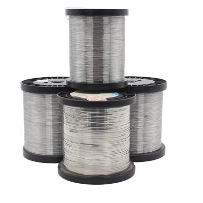 China Super High Temperature Electrothermal Black Annealed Soft Bright White Fe-Cr-Al 22-30 Days 22-30 Days Wire Flat Wire Alloy Wire Wrapping Wire for sale