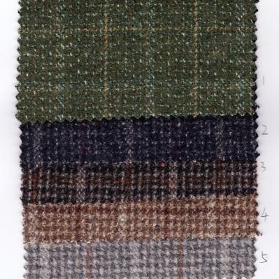 China Anti Pill Tweed Fabrics For Jacket Wool Polyester NEWEST Technics Style Pattern Weight Yarn for sale