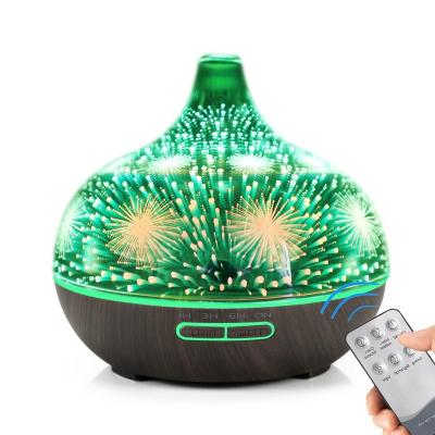 China Auto Shut-off Home Decorative Ultrasonic 400ml Diffuser Aroma Diffuser Fragrant Air Humidifier Yoga Essential Oil Diffuser for sale