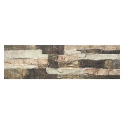 China Rustic Tiles Cheap Textured Factory 150x500mm Decorative Exterior Field Stone Effect Wall Tiles for sale