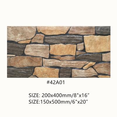 China New Rustic Tiles Pakistan Design 3d Decorative Wall Moss Tile 200x400mm for sale