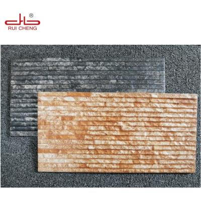 China Rustic Tiles 200x400mm New Designs 3D Exterior Wall Cladding Tiles for sale