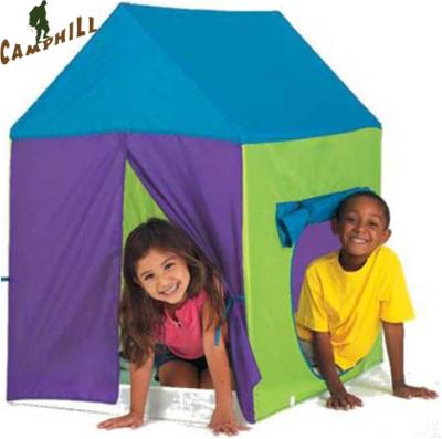 China Steel Outdoor Indoor Kids Camping Tent For Kids Play In House Shape for sale