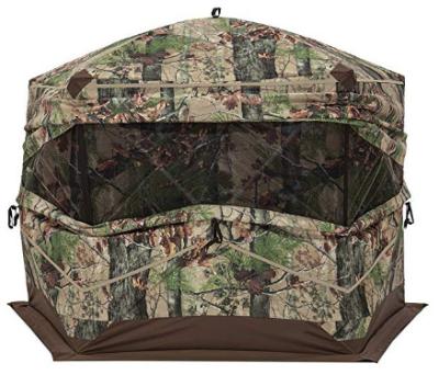 China Outdoor Fiberglass Camping Tent Camouflage Hunting Blind Tent à venda