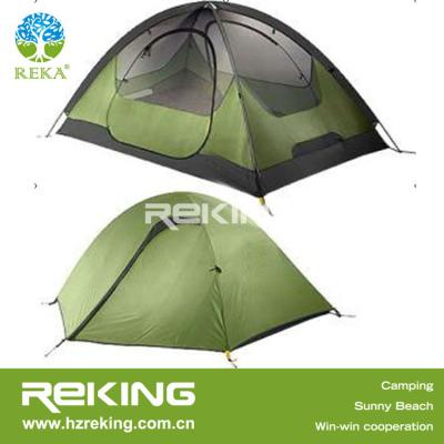 China Light Green Fiberglass Solar Power Tent for sale