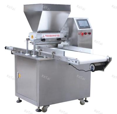 China High efficiency food making machine cream injection machine tiramisu laminator multi head food cup cake cake batter filling machine cake depositor machine for sale