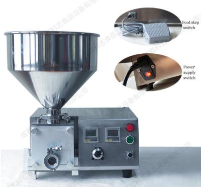 China ZD200B food double phenofilling machines can be set with back suction/automatic quantitative/manual quantitative for cake jam for sale